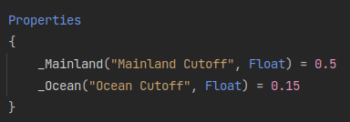 Gradient function parameters