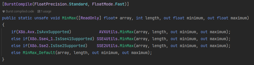 MinMax code paths