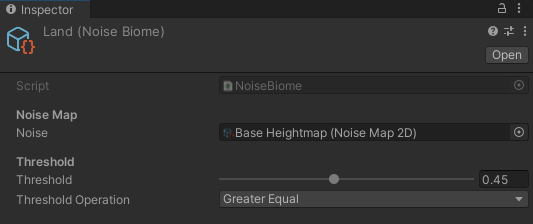 Biome Noise Rule Example